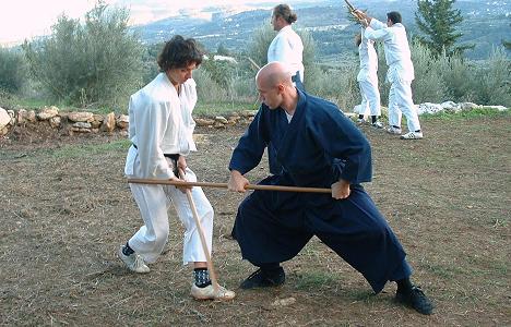 Lezione speciale di Aikido (Jo e Bokken) a Nippos, 2006