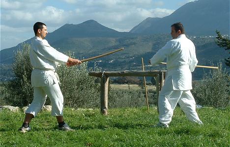 Lezione speciale di Aikido (Jo e Bokken) a Nippos, 2007